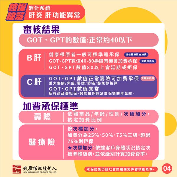消化系統-肝炎/肝功能異常 消化系統-肝炎/肝功能異常