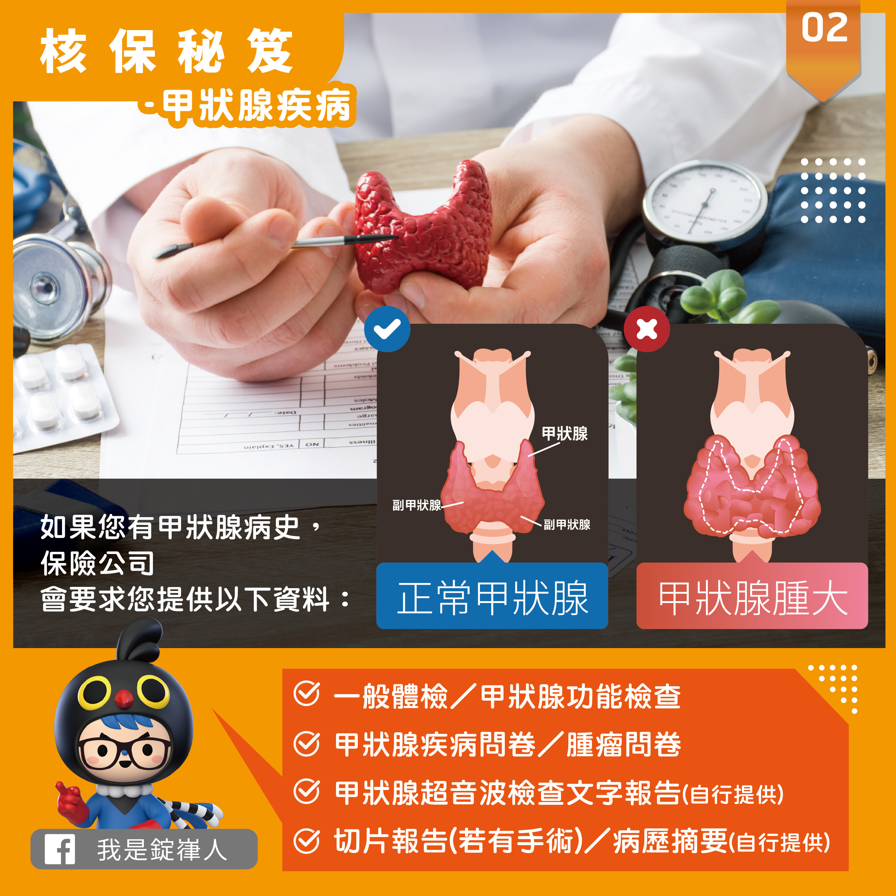 核保秘笈▸甲狀腺疾病 核保秘笈▸甲狀腺疾病